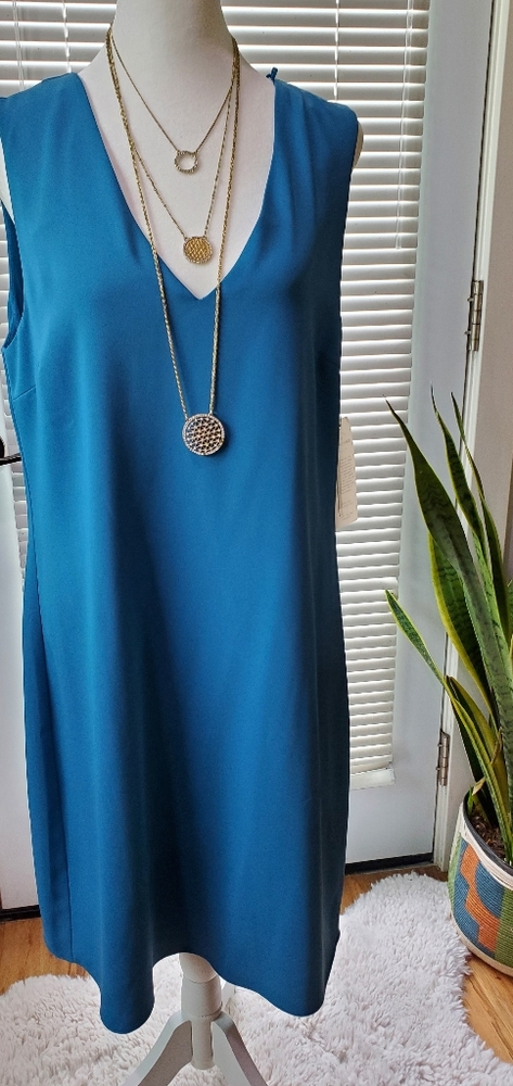 Cooper & Ella's cerulean drape dress size Large